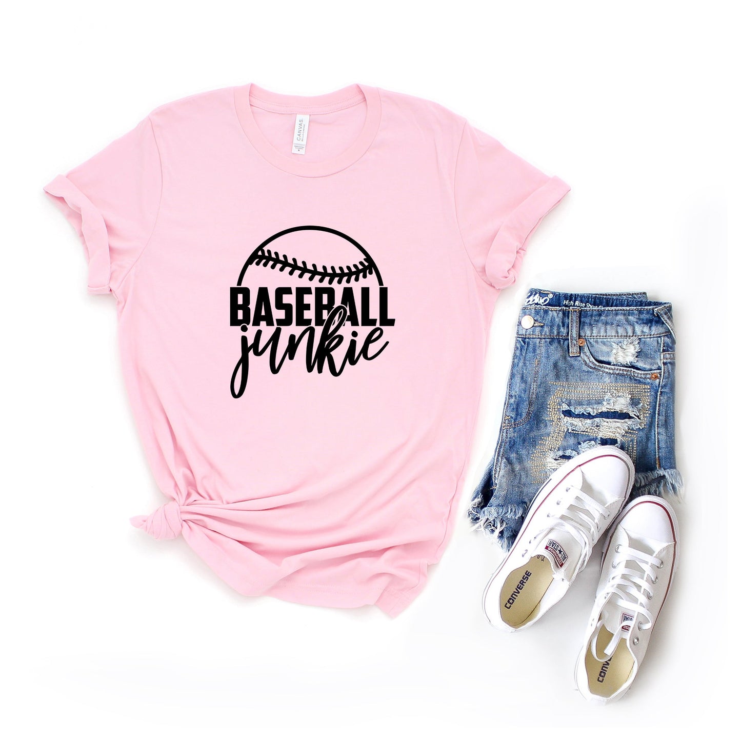 Baseball Junkie | Short Sleeve Crew Neck
