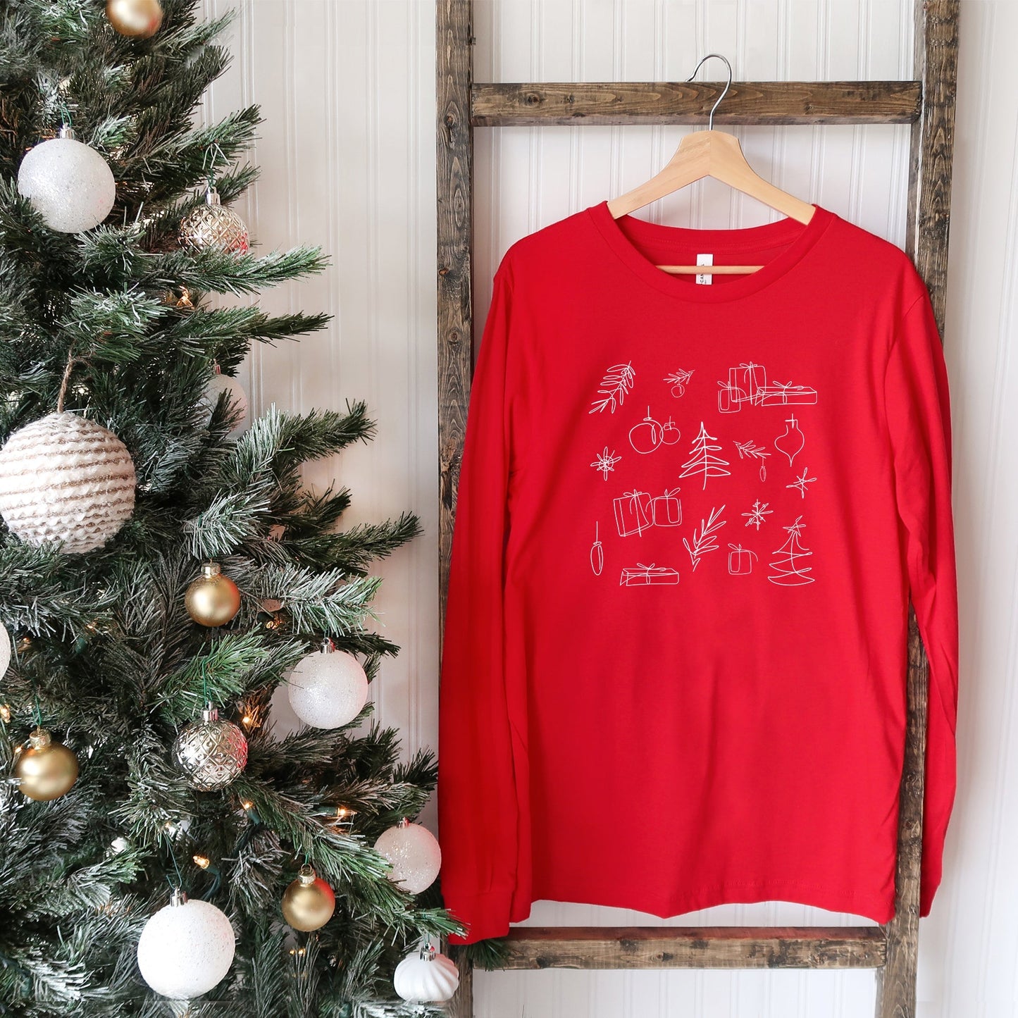 Christmas Clipart | Long Sleeve Crew Neck