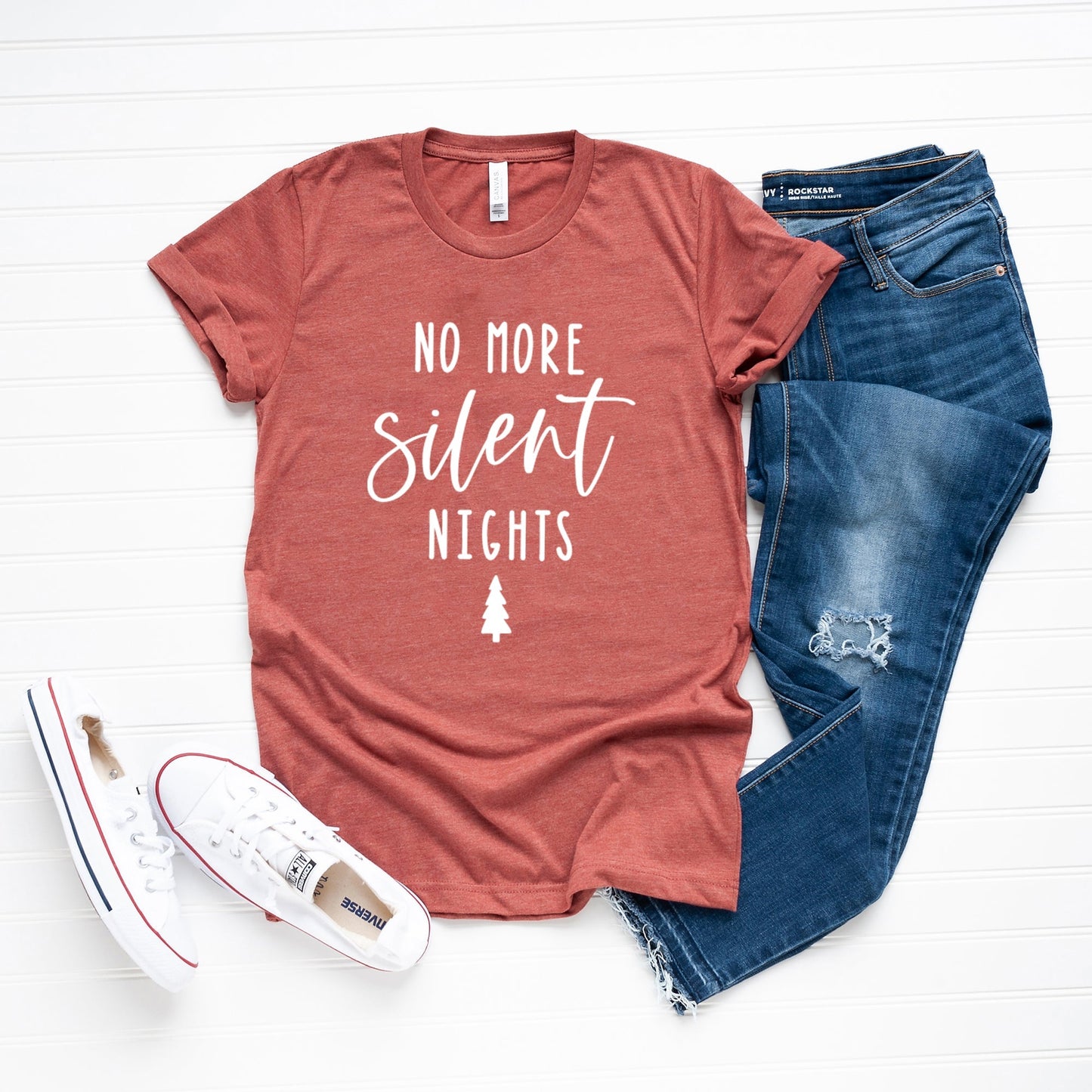 No More Silent Nights | Short Sleeve Crew Neck
