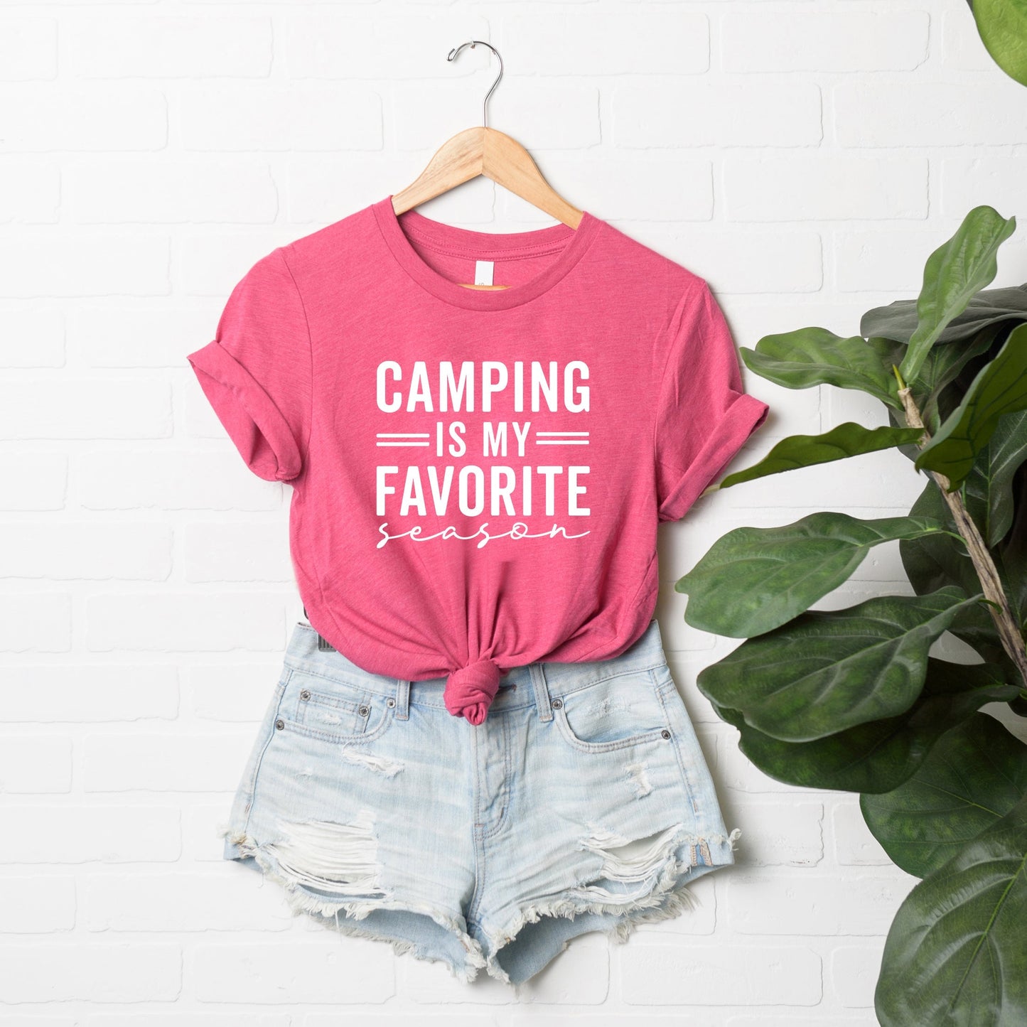 Camping is my Favorite Season | Short Sleeve Crew Neck