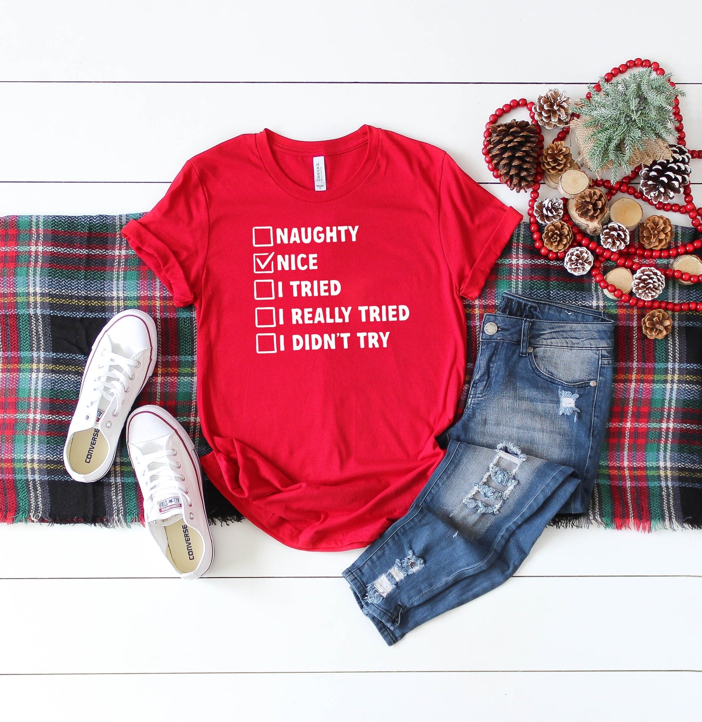 Nice-Nice List | Short Sleeve Crew Neck