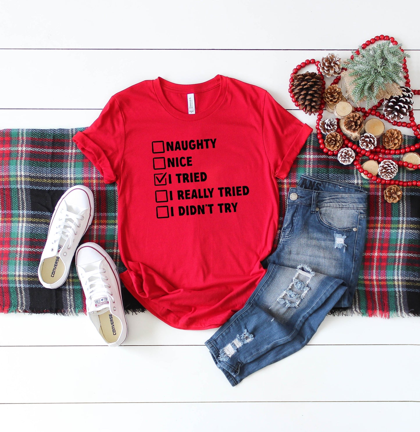 I Tried Nice List | Short Sleeve Crew Neck
