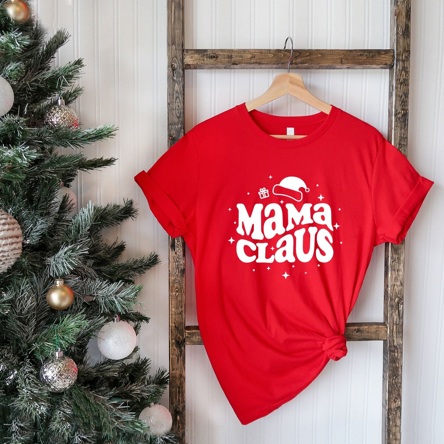 Mama Claus | Short Sleeve Crew Neck