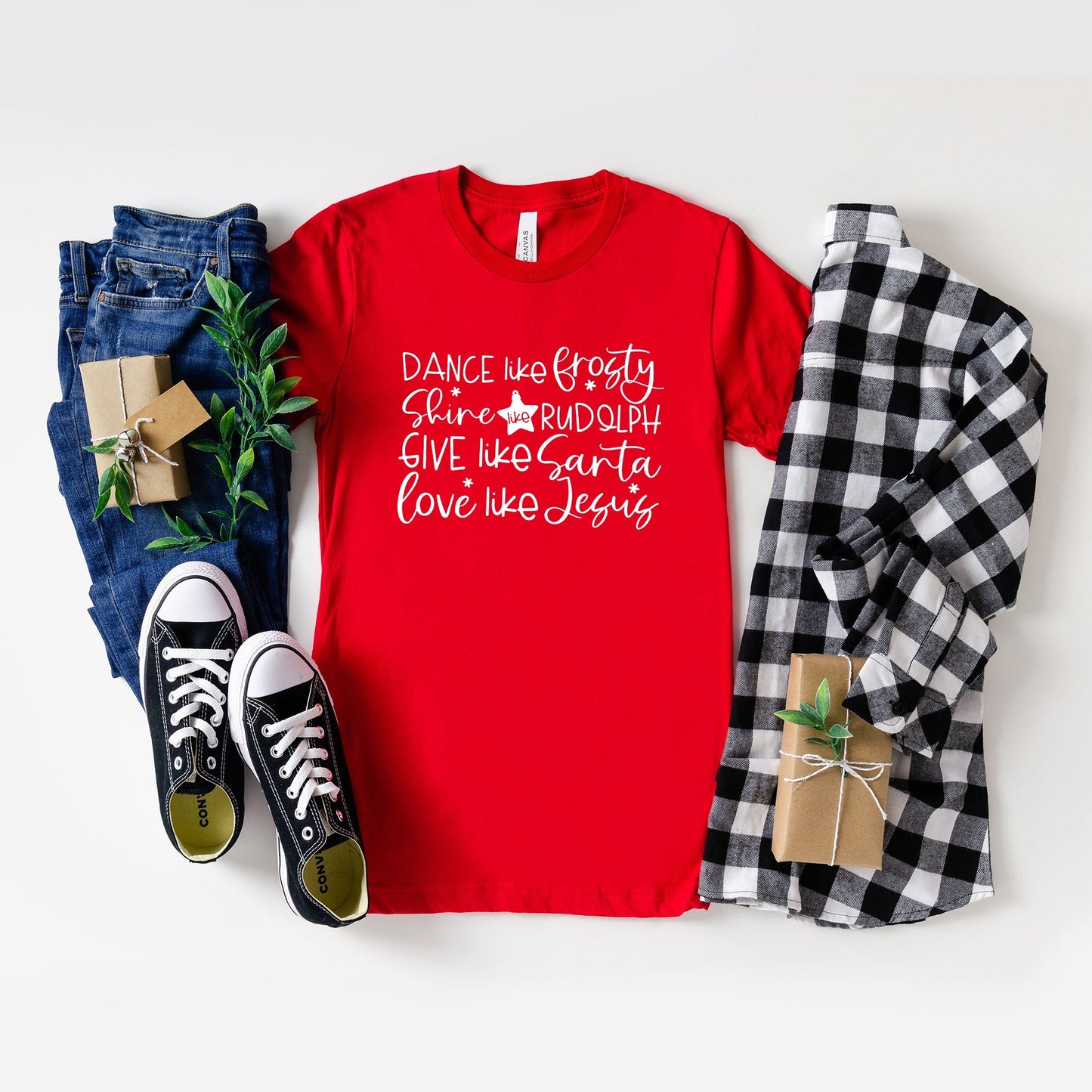 Give Like Santa | Short Sleeve Crew Neck
