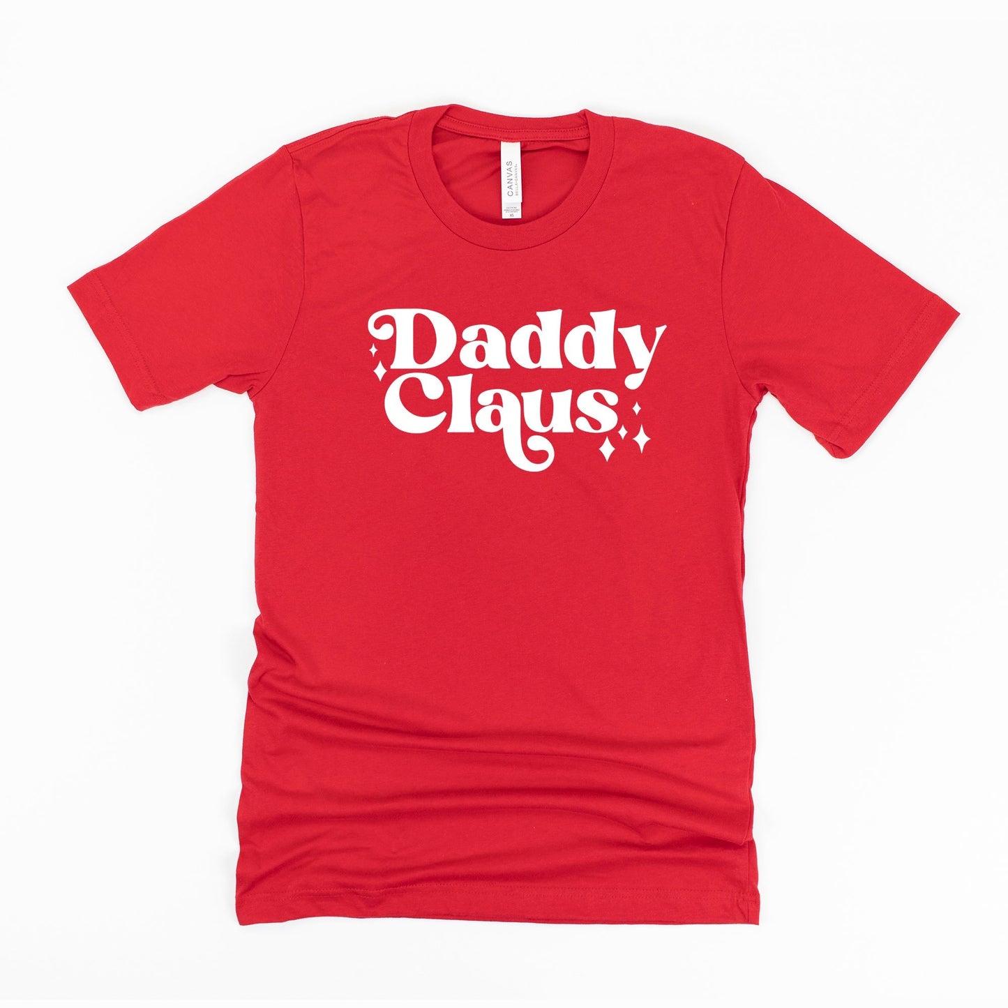 Daddy Claus Stars | Short Sleeve Crew Neck