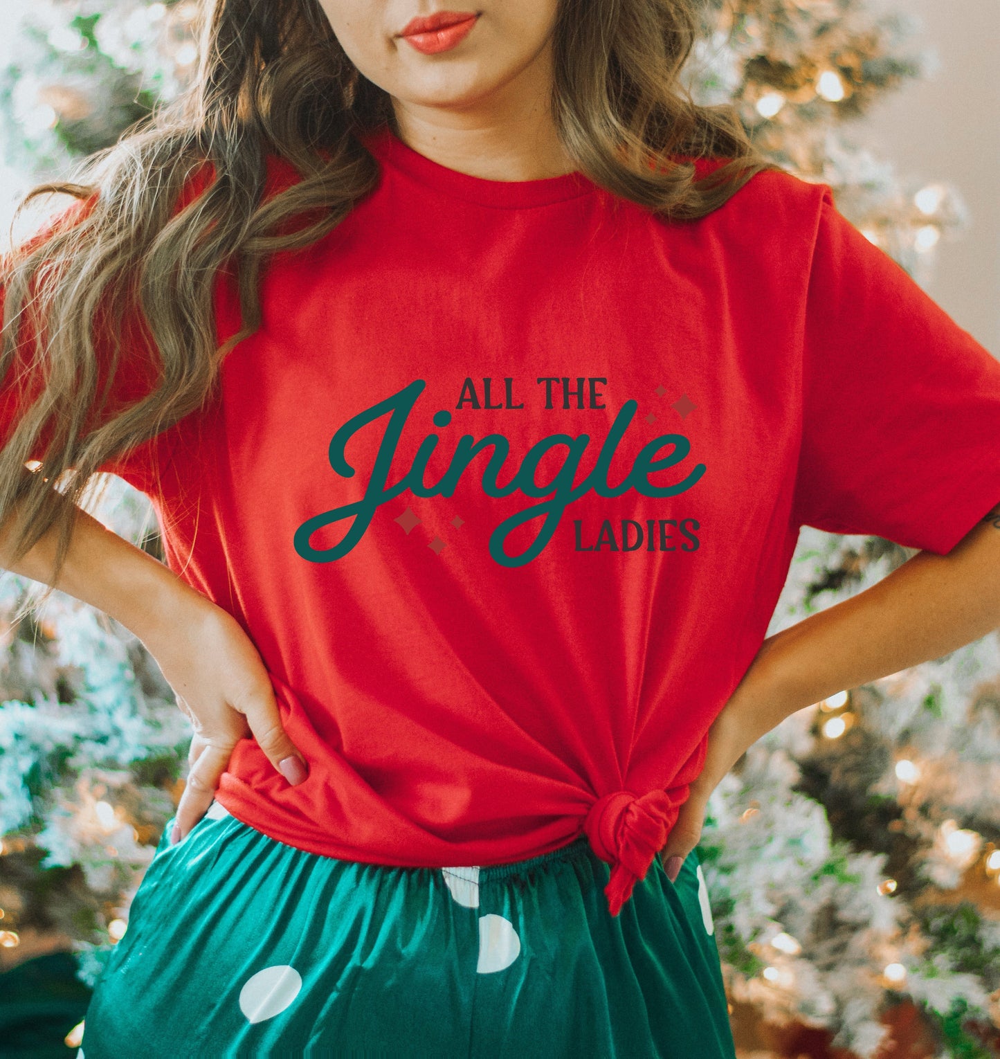 Jingle Ladies | Short Sleeve Crew Neck