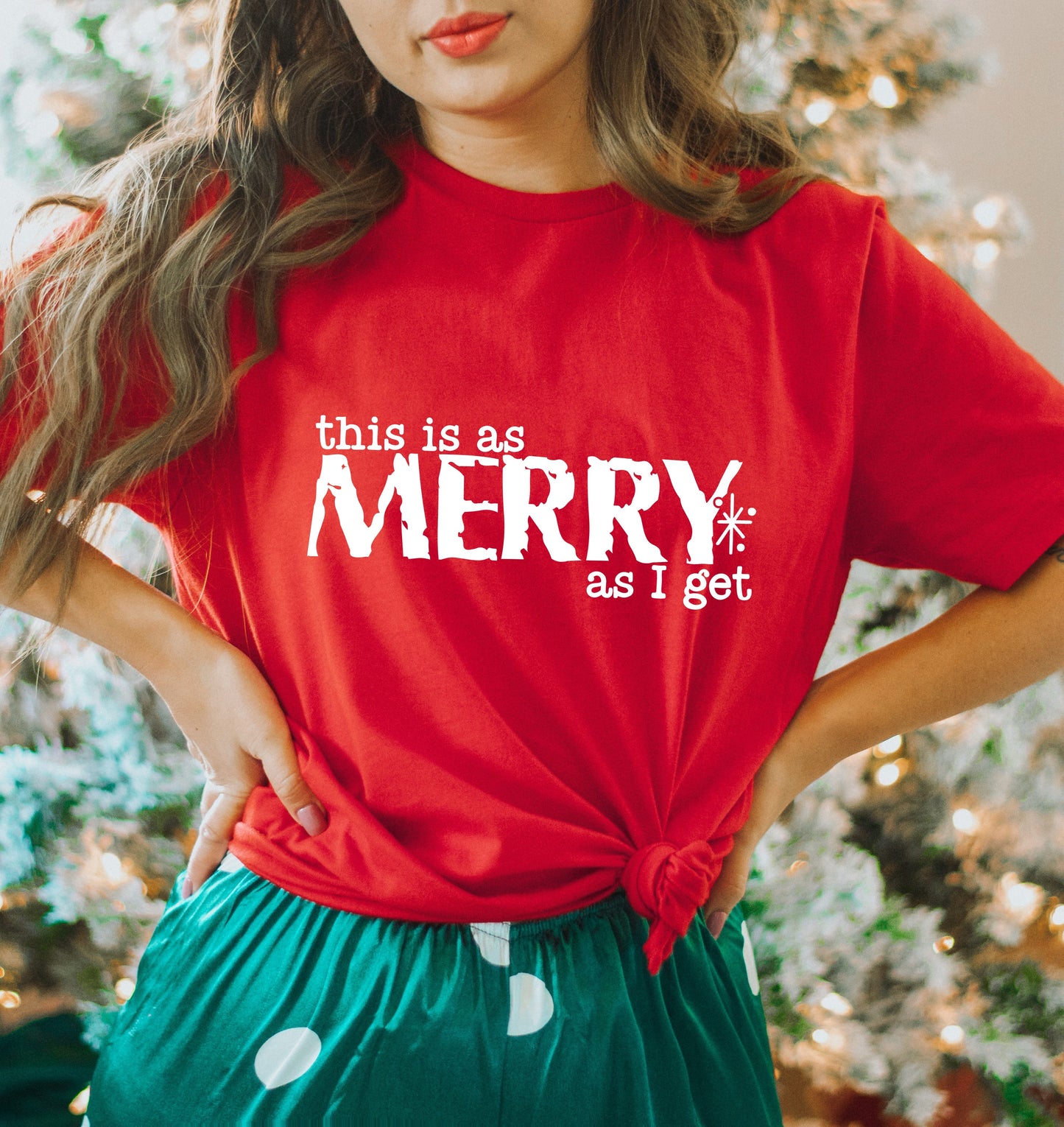 Merry As I Get | Short Sleeve Crew Neck