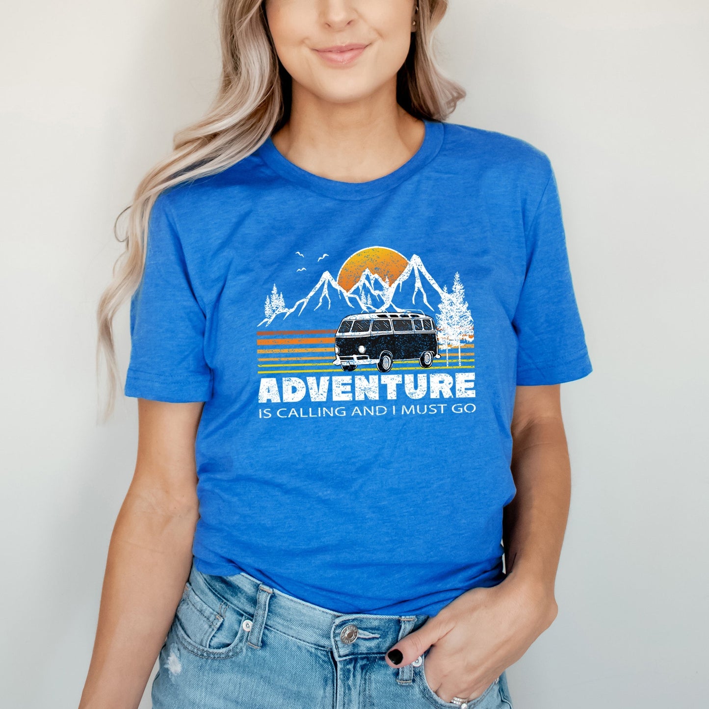 Adventure is Calling Retro | Short Sleeve Graphic Tee