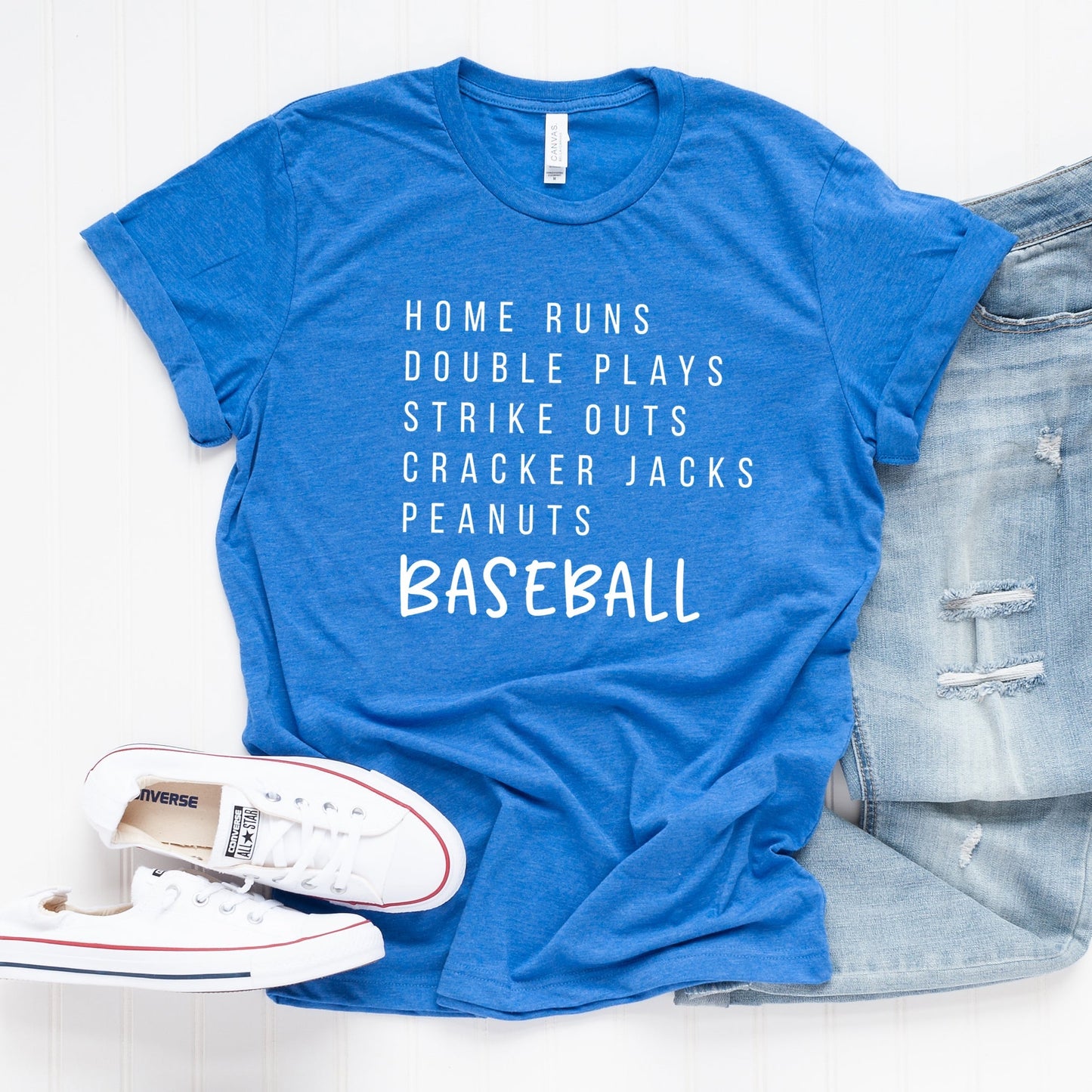 Baseball Words | Short Sleeve Crew Neck