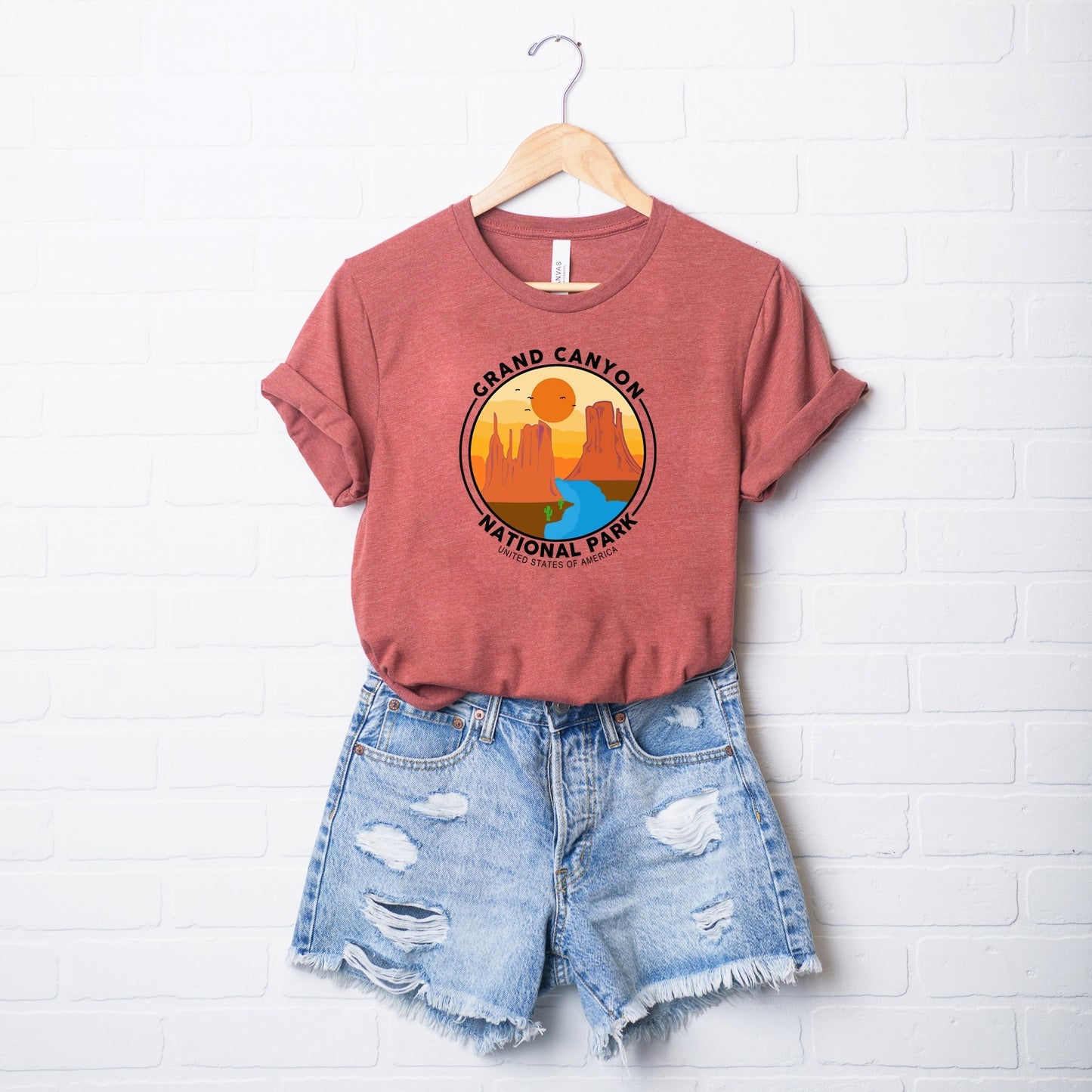 Grand Canyon National Park Badge | Short Sleeve Crew Neck