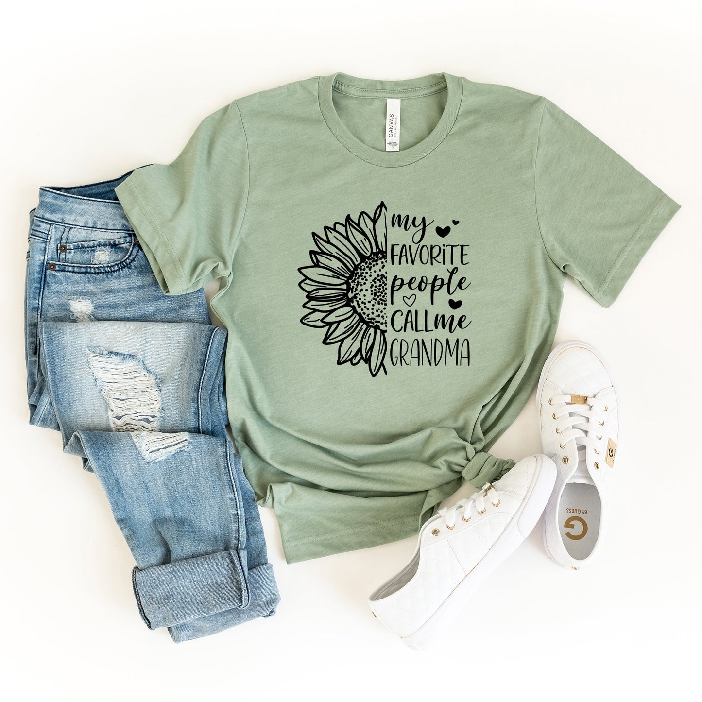 Sunflower Grandma | Short Sleeve Graphic Tee