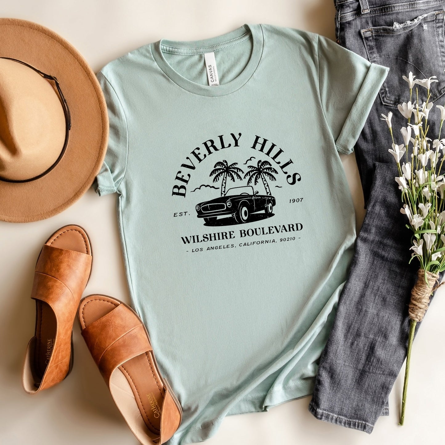 Beverly Hills | Short Sleeve Crew Neck