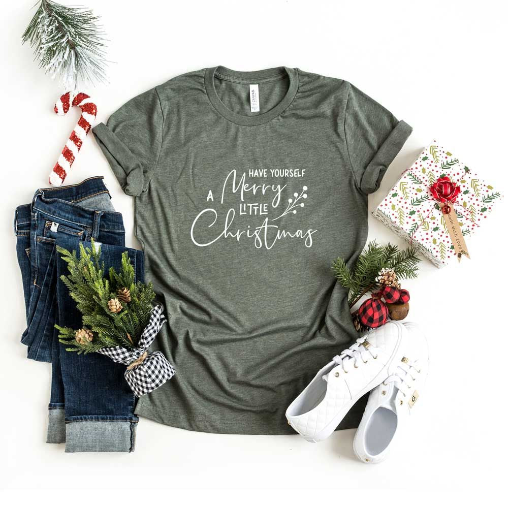 Have Yourself A Merry Little Christmas Berries | Short Sleeve Crew Neck