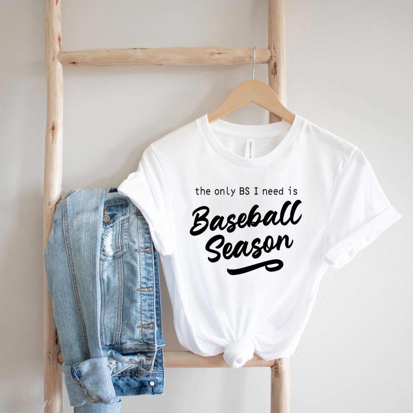 The Only BS I Need Is Baseball Season | Short Sleeve Crew Neck