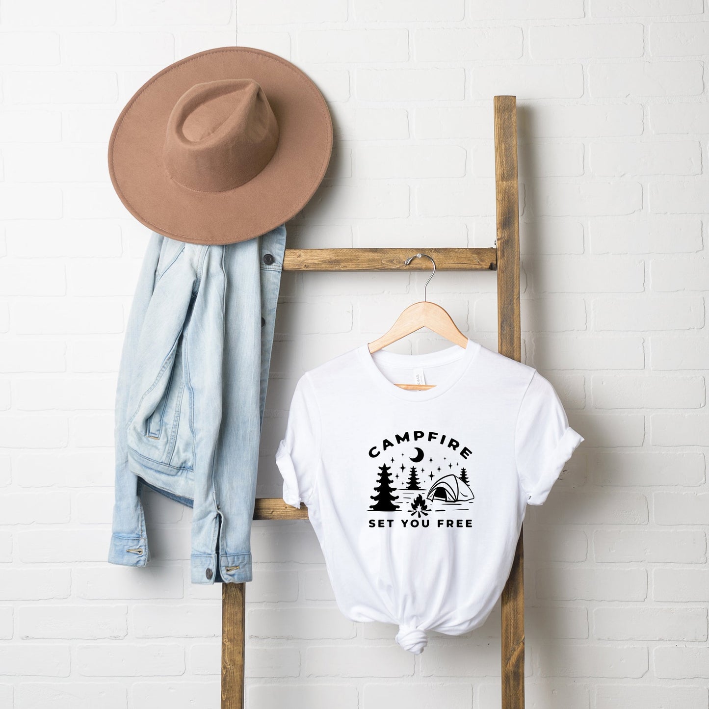 Campfire Set You Free | Short Sleeve Graphic Tee