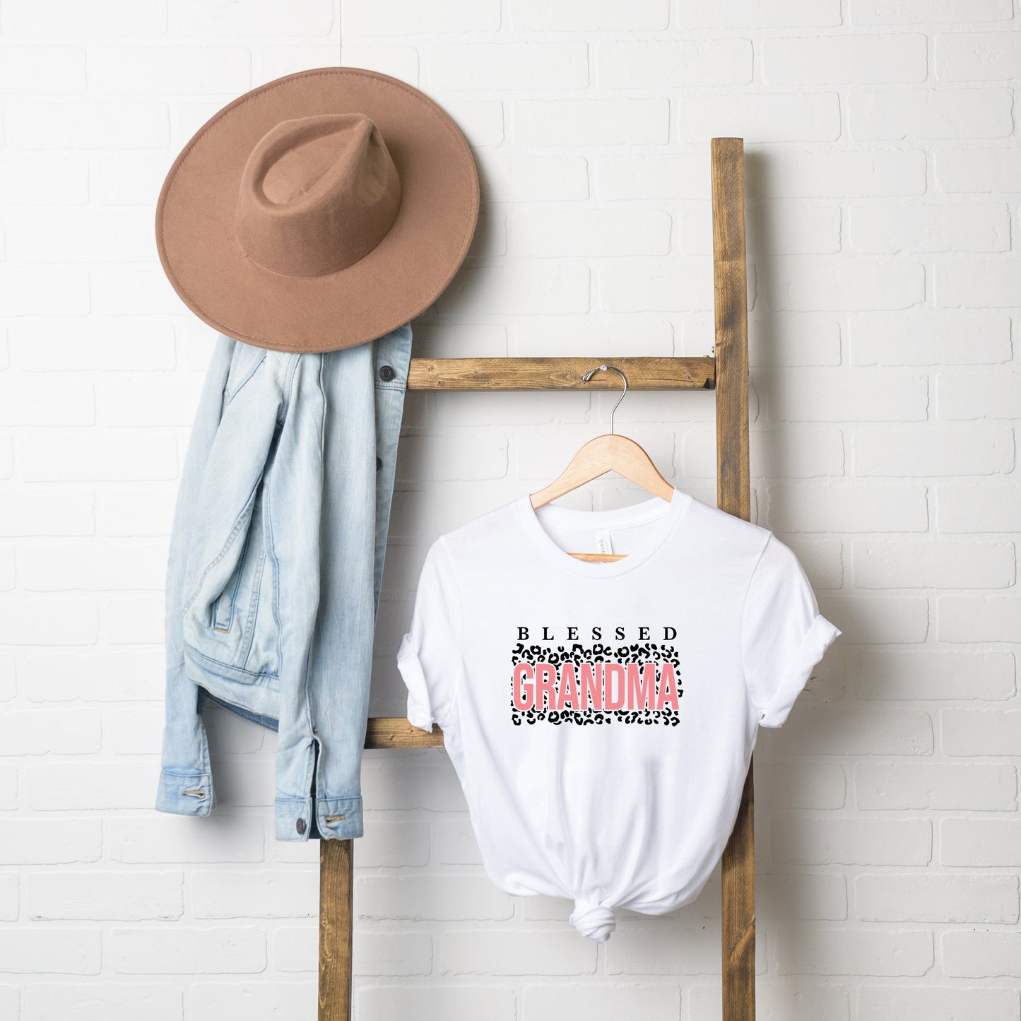 Blessed Grandma Leopard | Short Sleeve Graphic Tee