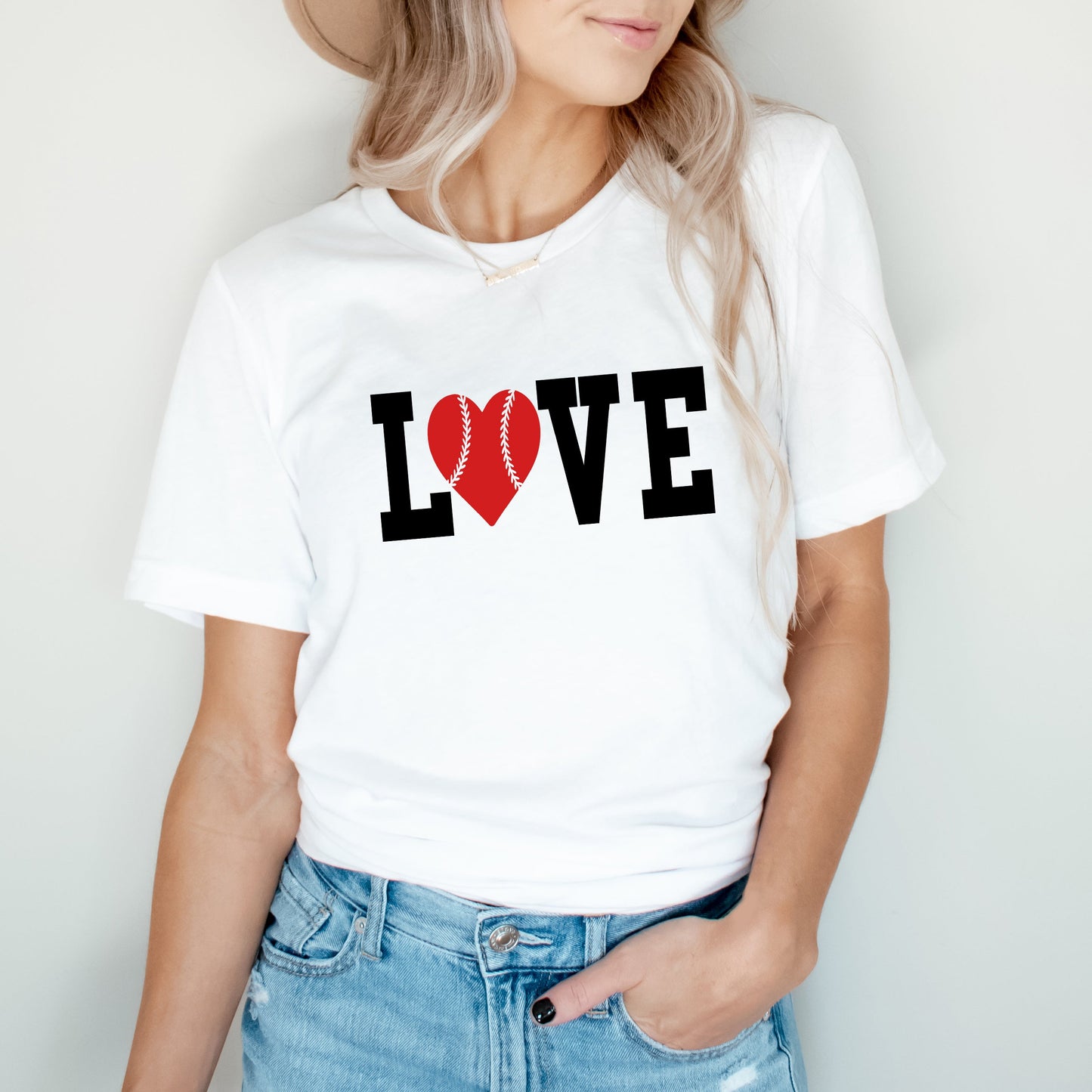 Love Baseball Colorful | Short Sleeve Crew Neck