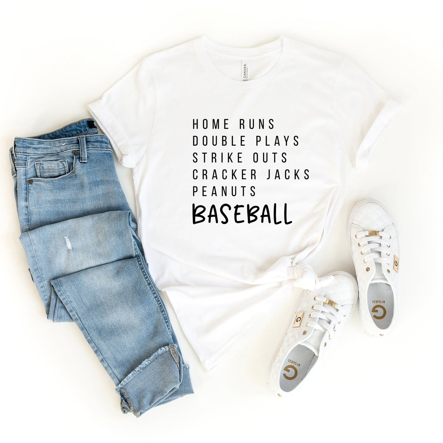 Baseball Words | Short Sleeve Crew Neck
