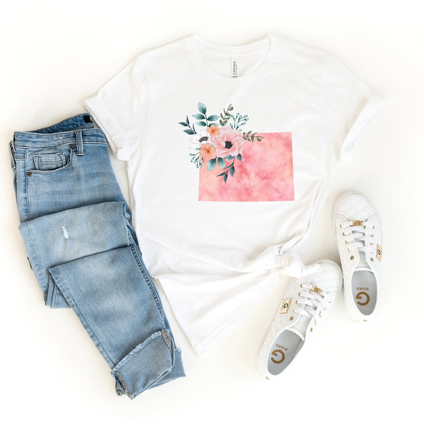Colorado Watercolor | Short Sleeve Crew Neck | State Tee