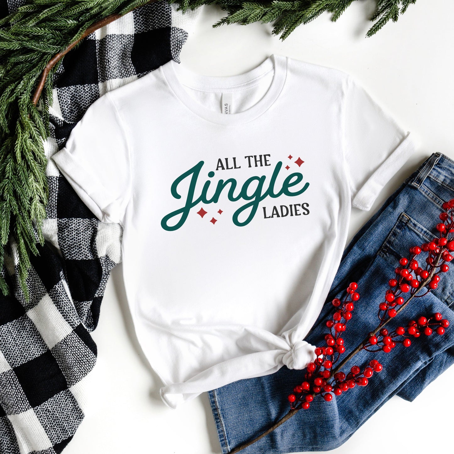 Jingle Ladies | Short Sleeve Crew Neck
