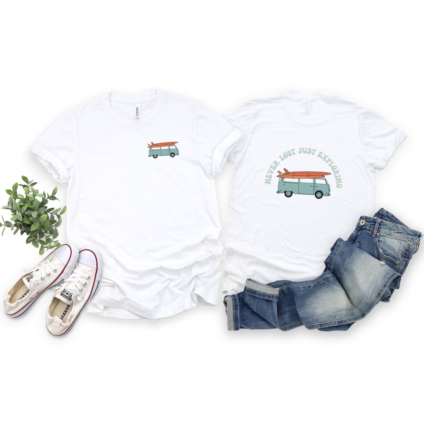 Never Lost Light Blue | Short Sleeve Crew Neck