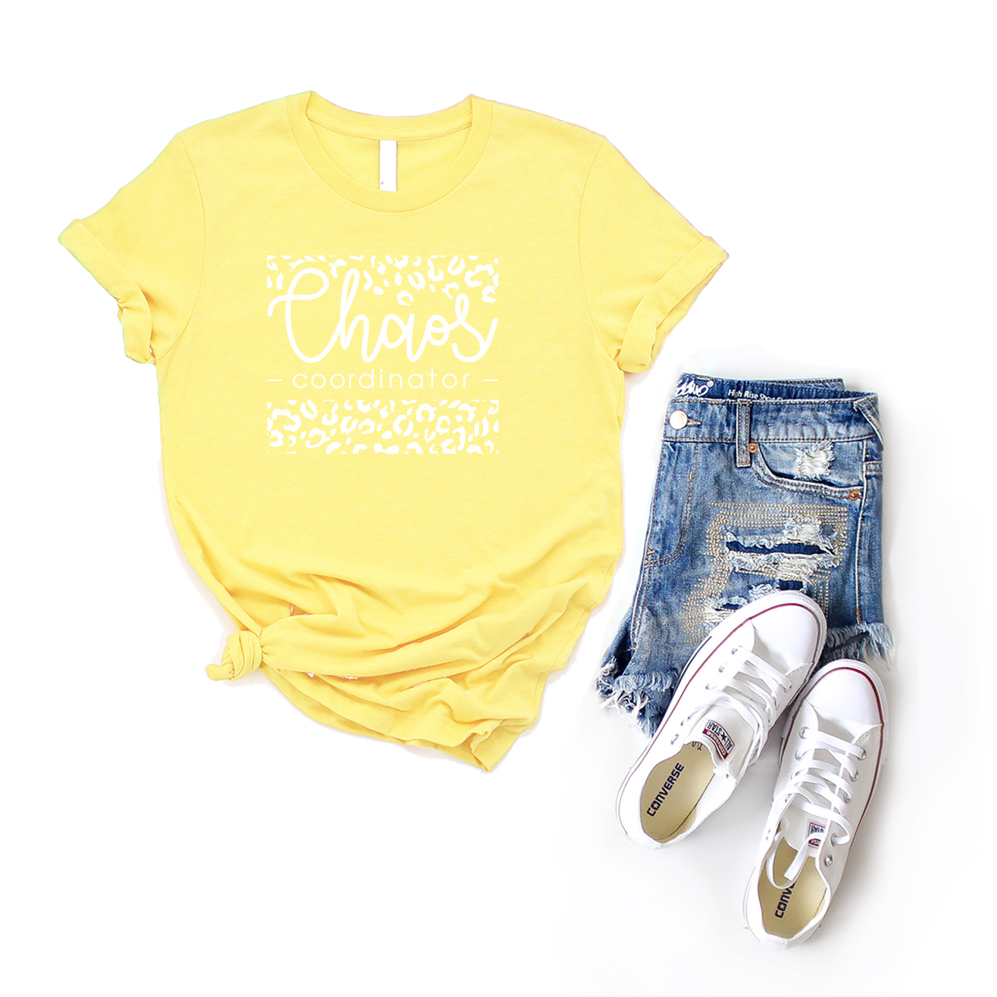 Leopard Chaos Coordinator | Short Sleeve Crew Neck