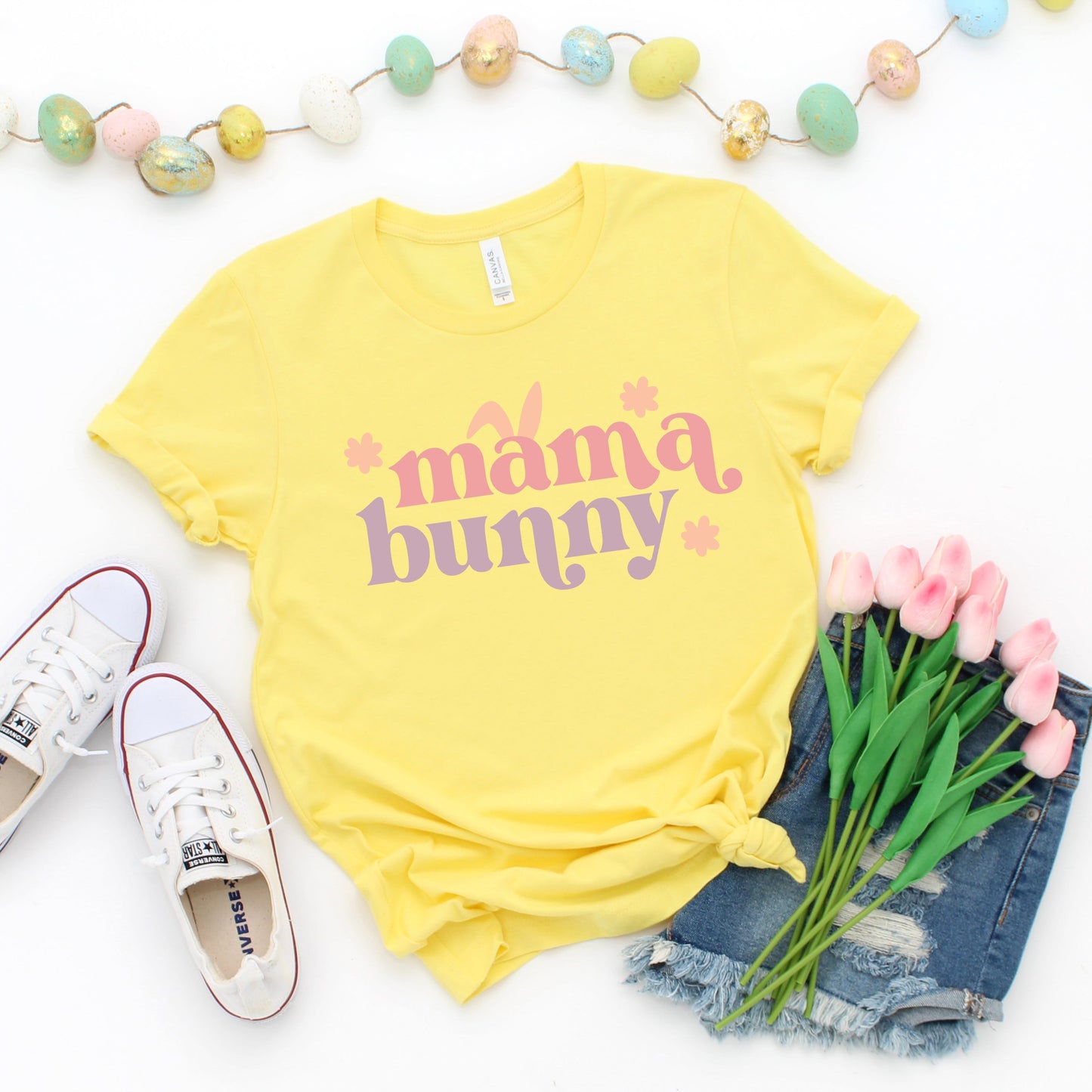 Mama Bunny | Short Sleeve Crew Neck