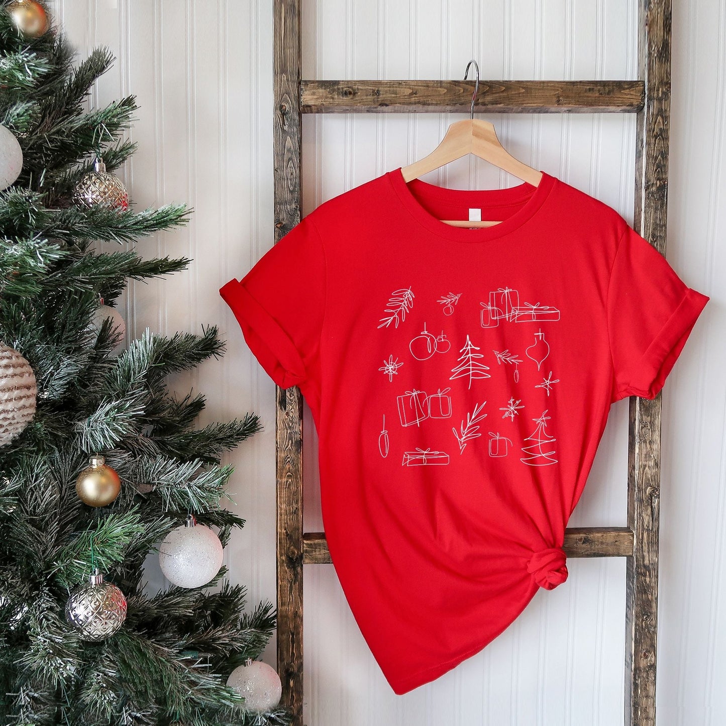 Christmas Clipart | Short Sleeve Crew Neck