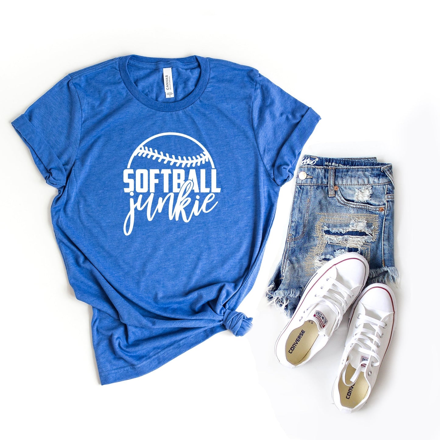 Softball Junkie | Short Sleeve Crew Neck
