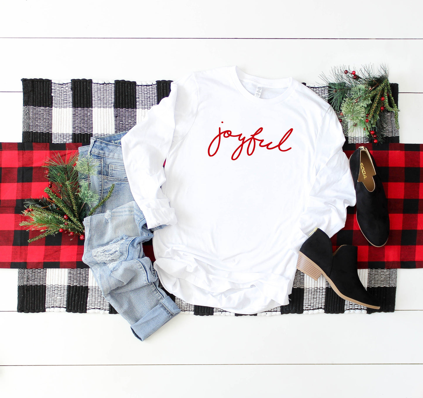 Joyful | Long Sleeve Crew Neck