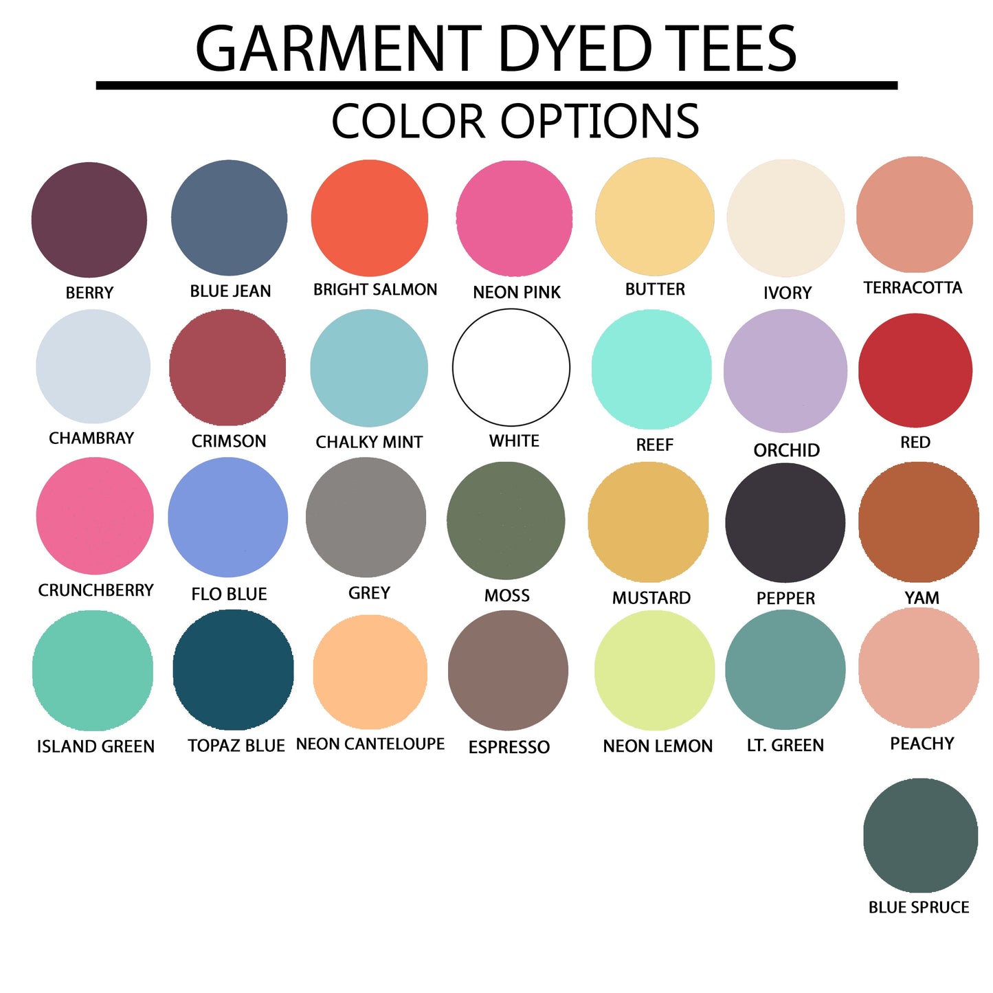 Real Thick And Sprucy  | Garment Dyed Tee
