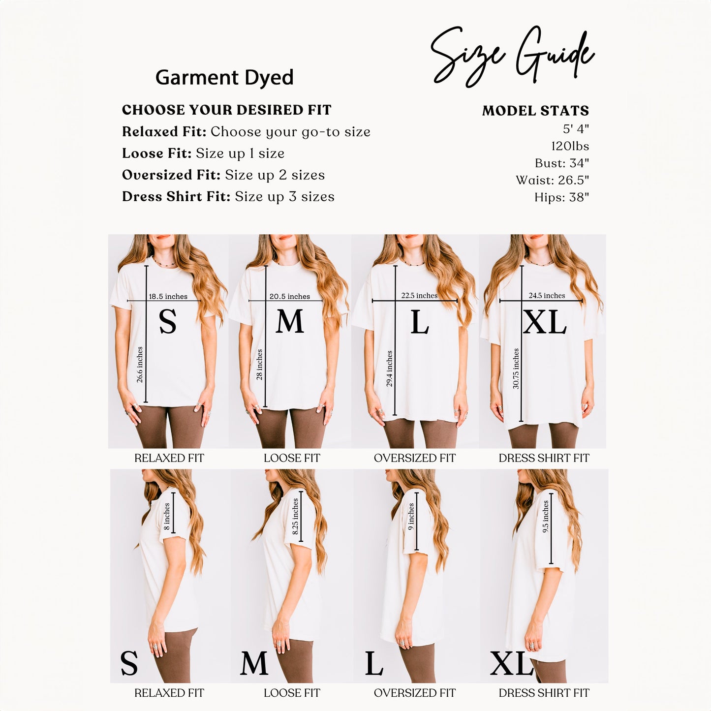 Coquette Fall Pumpkin Chart | Garment Dyed Tee