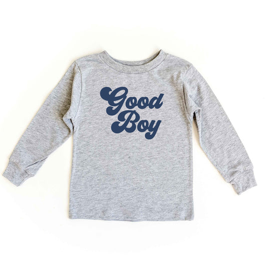 Good Boy Retro | Youth Long Sleeve Tee