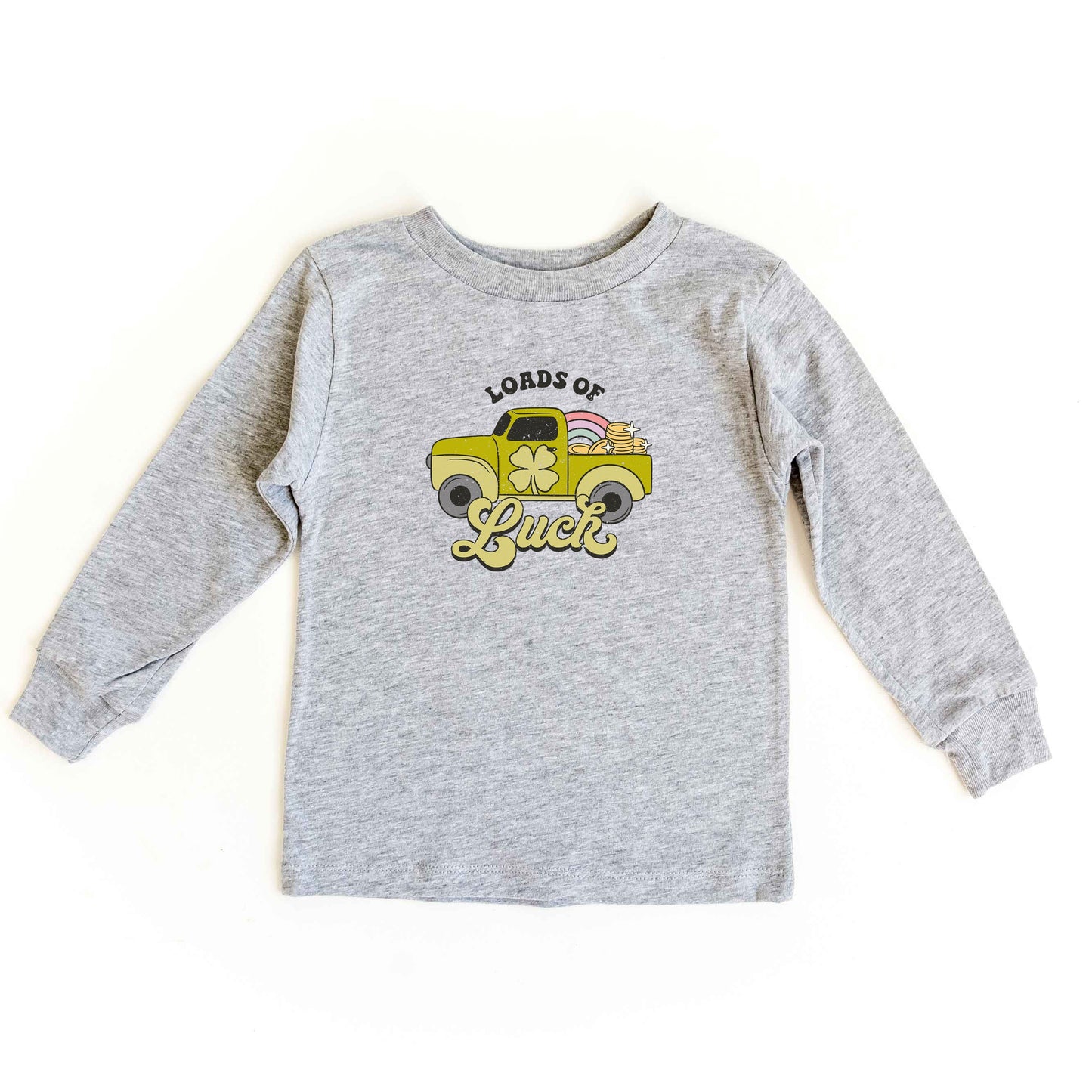 Loads Of Luck Retro Truck | Toddler Long Sleeve Tee