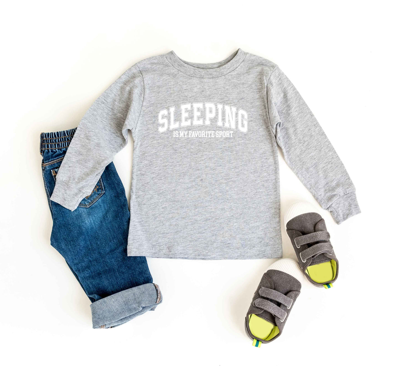Sleeping is My Favorite Sport | Toddler Long Sleeve Tee