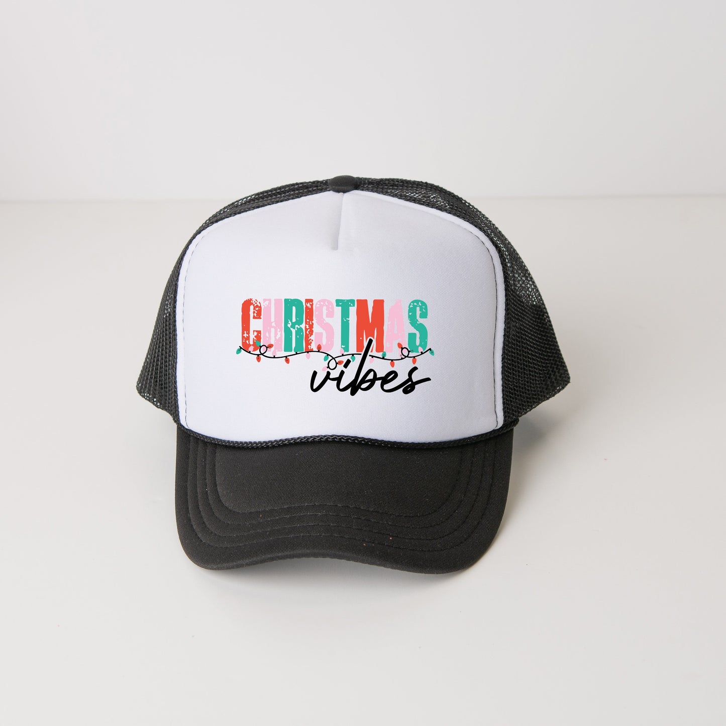 Christmas Vibes Lights | Foam Trucker Hat