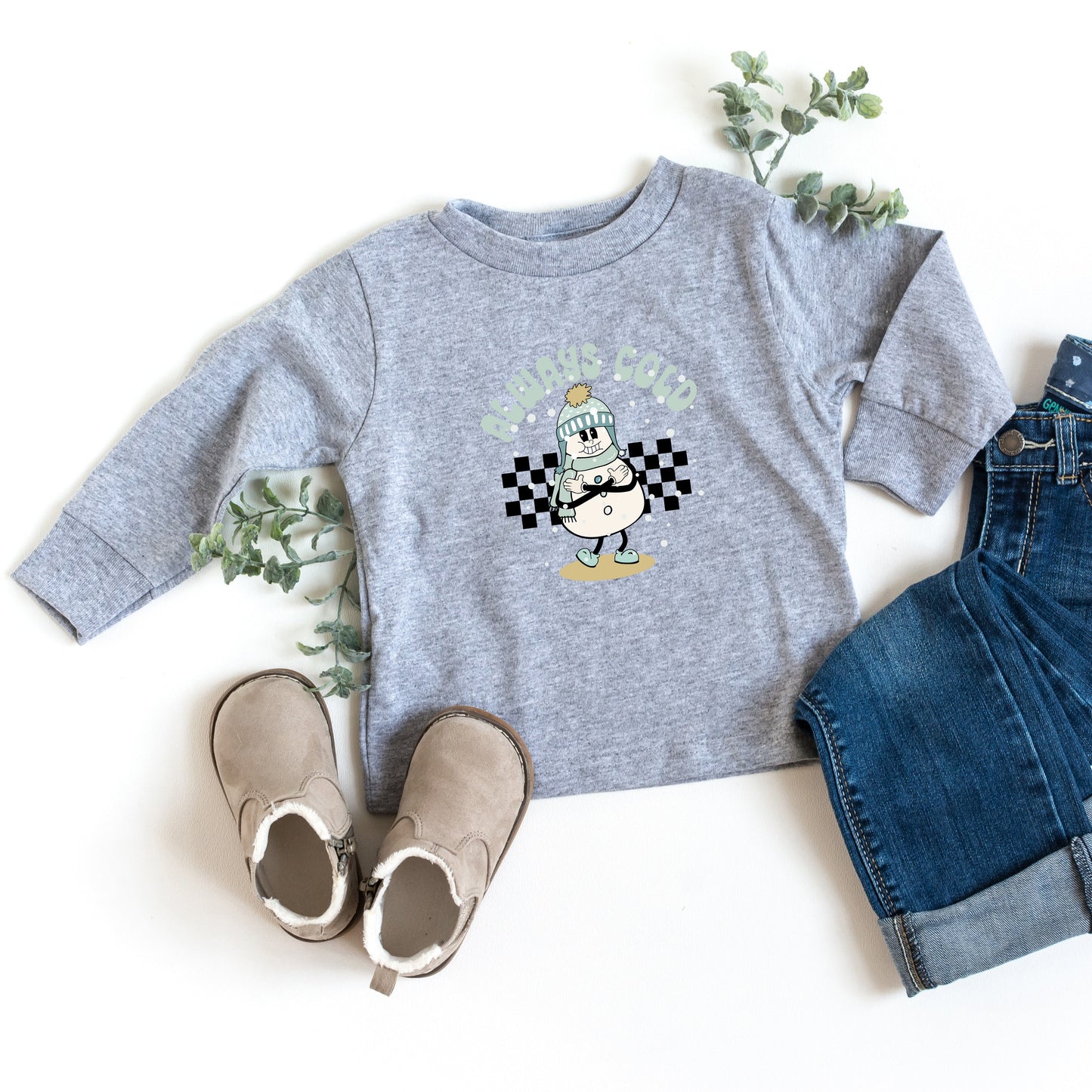 Always Cold Snowman | Toddler Long Sleeve Tee