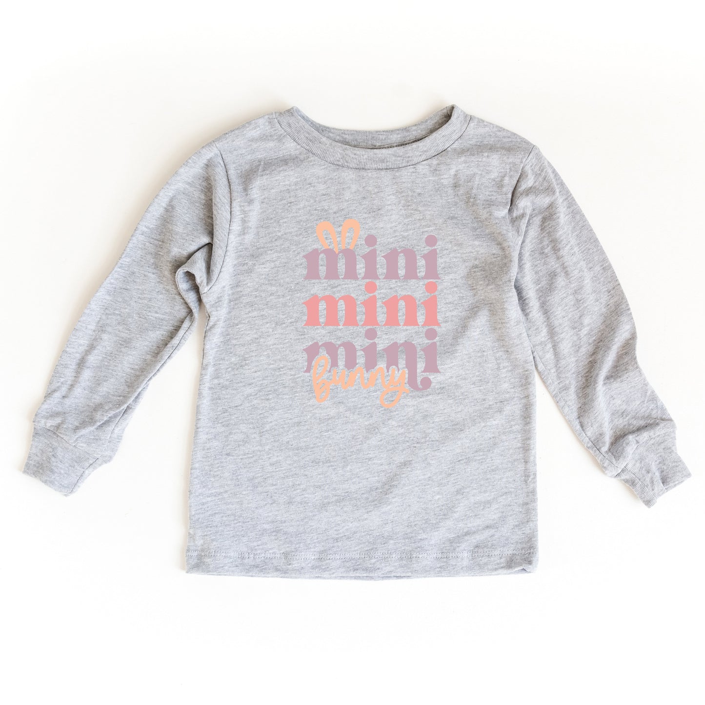 Mini Bunny Stacked | Toddler Long Sleeve Tee