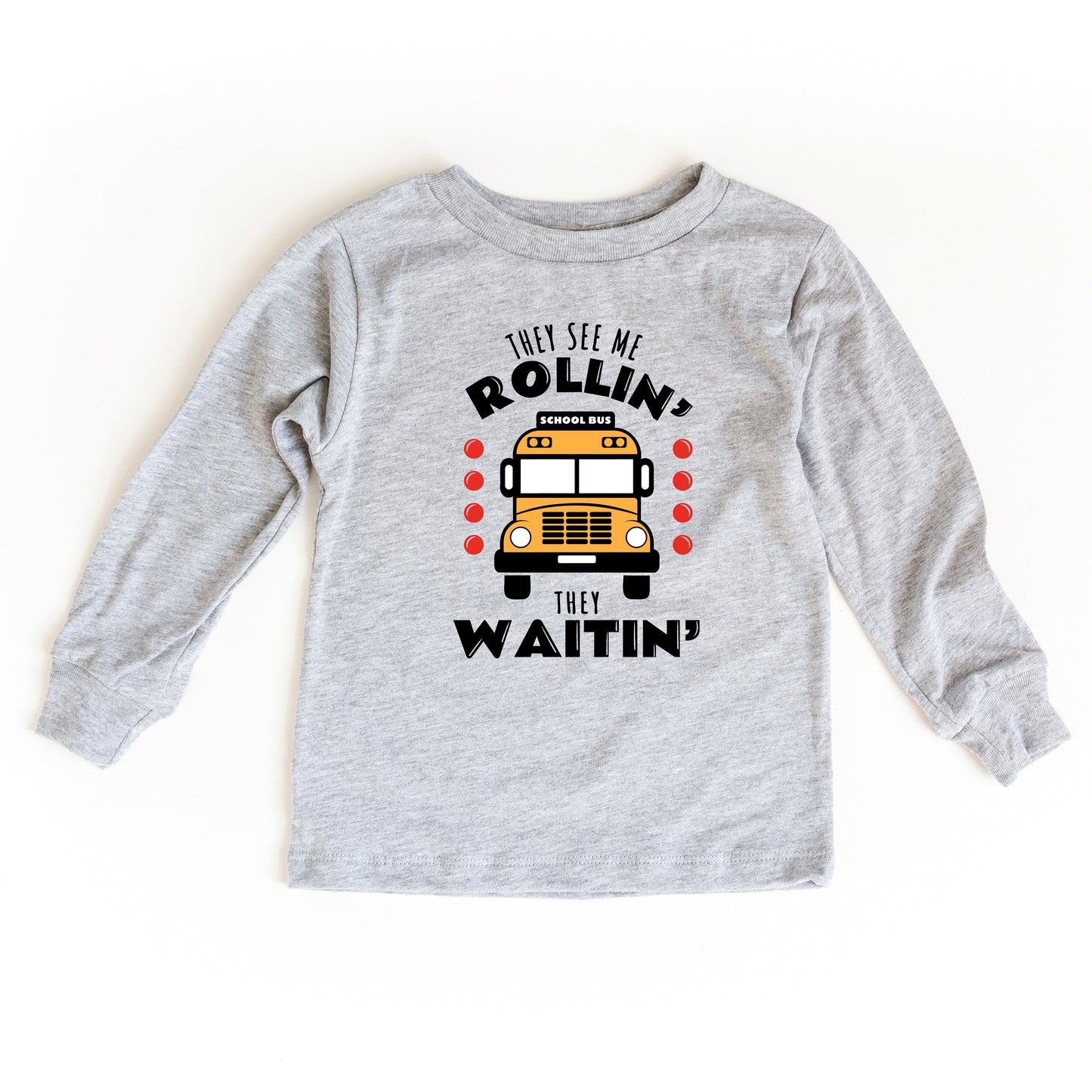 They See Me Rollin' | Youth Graphic Long Sleeve Tee