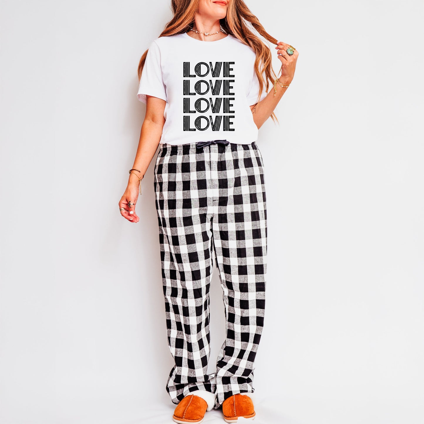 Love x 4 | Plaid Pajama Set