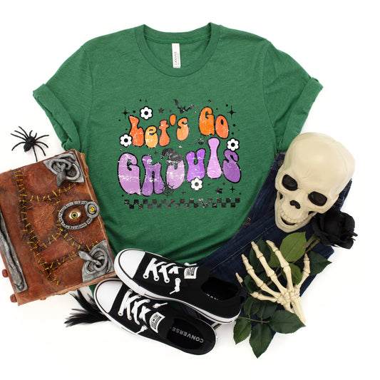 Let's Go Ghouls Flowers | Short Sleeve Graphic Tee