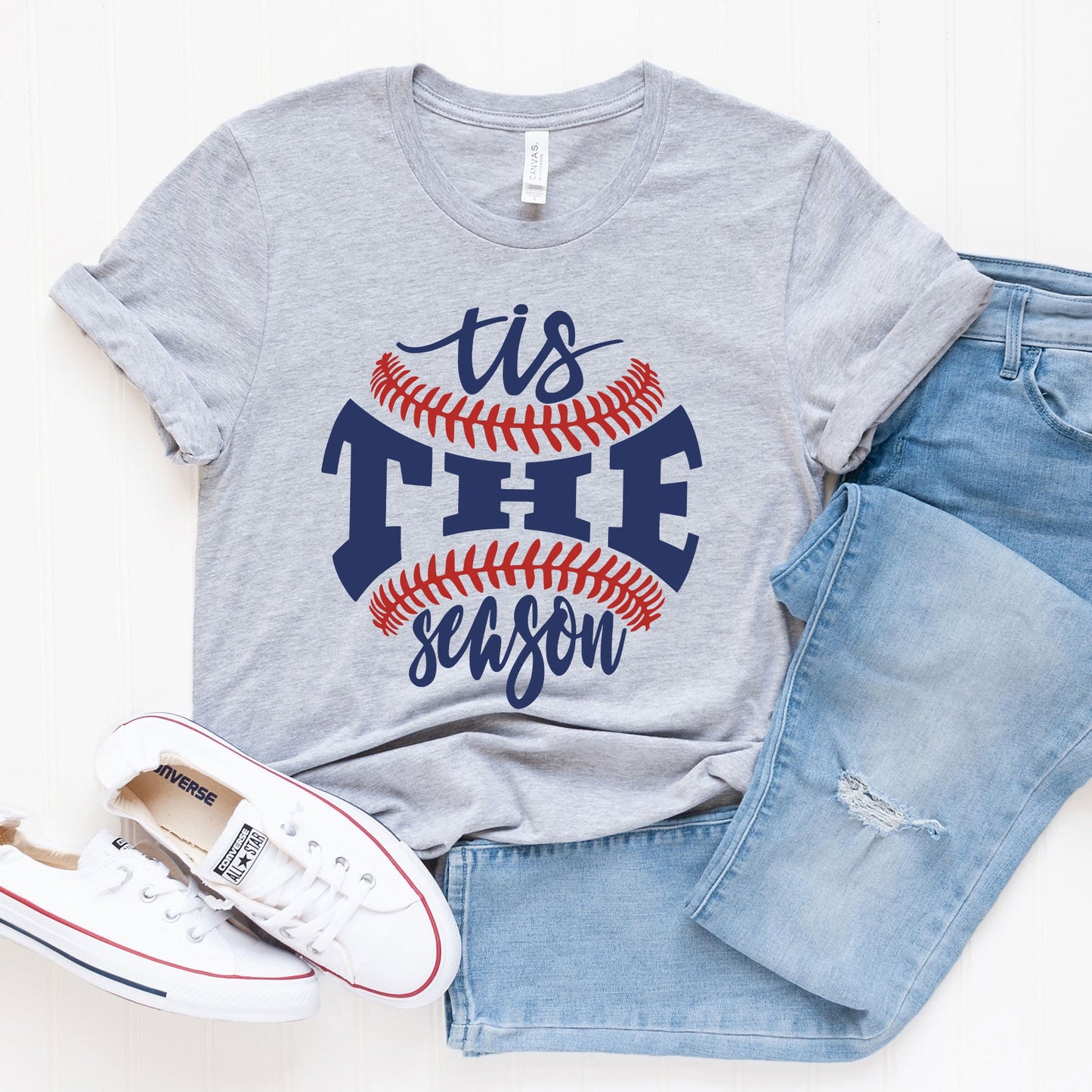 Tis The Season Baseball | Short Sleeve Graphic Tee