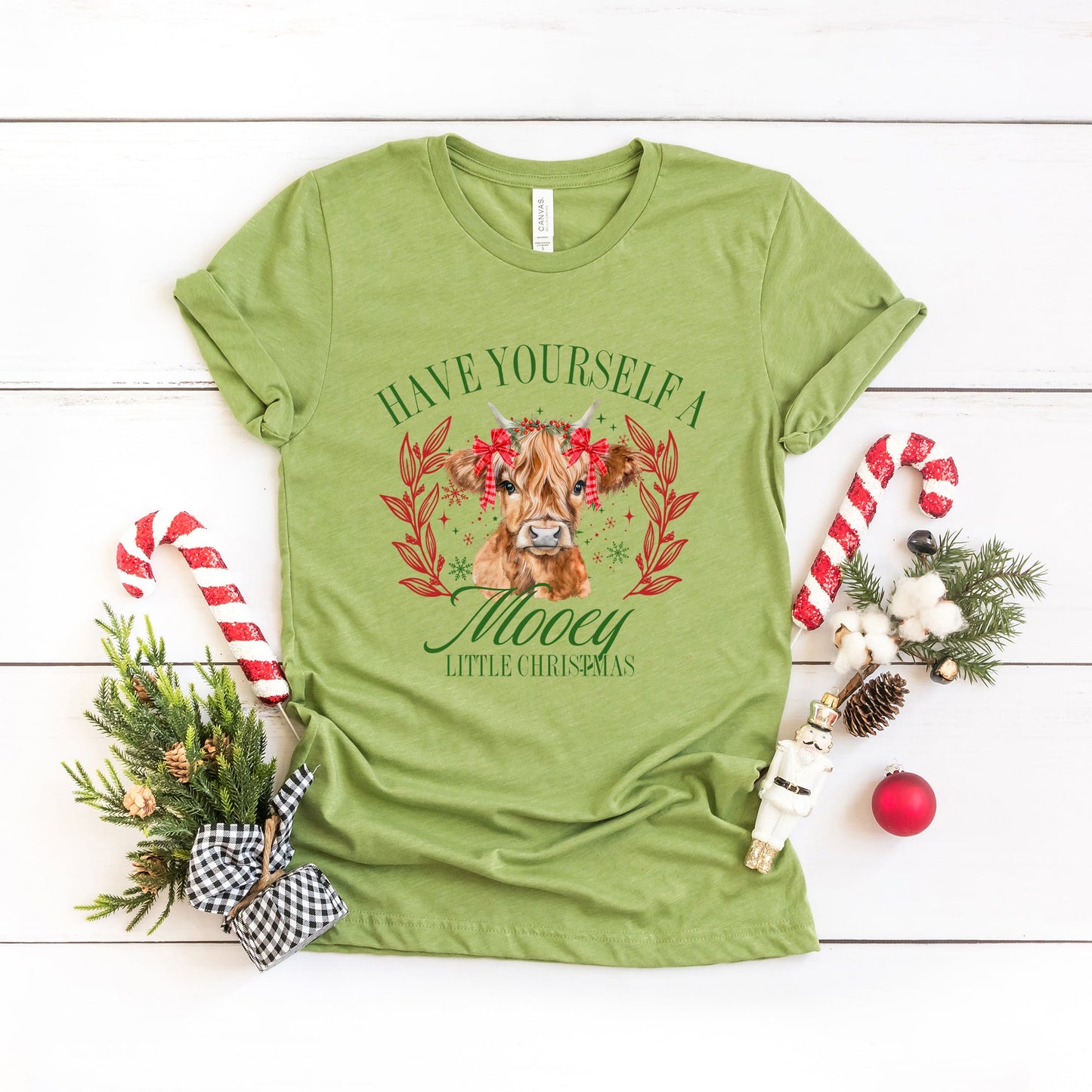 Mooey Christmas | Short Sleeve Crew Neck