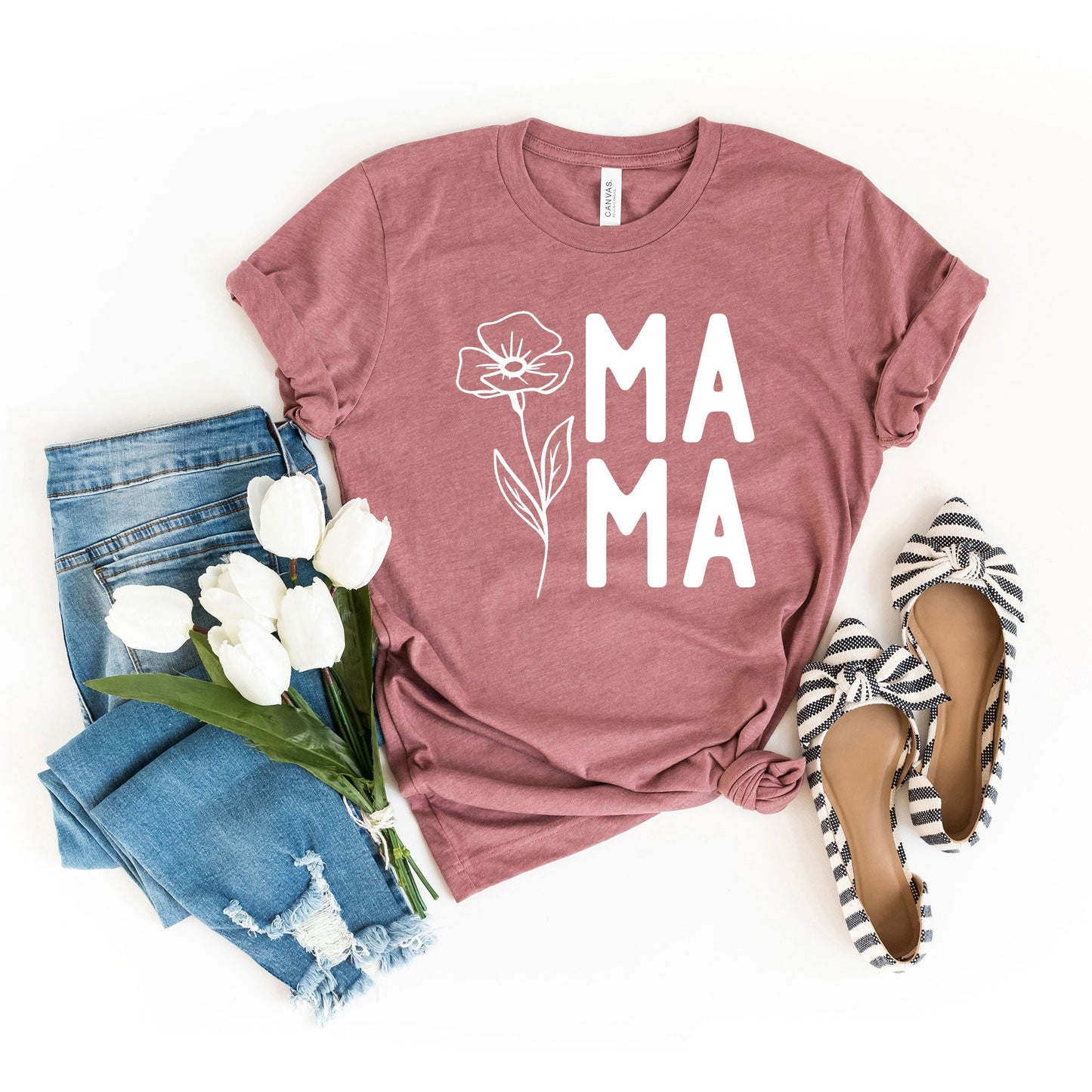 Mama Flower | Short Sleeve Graphic Tee