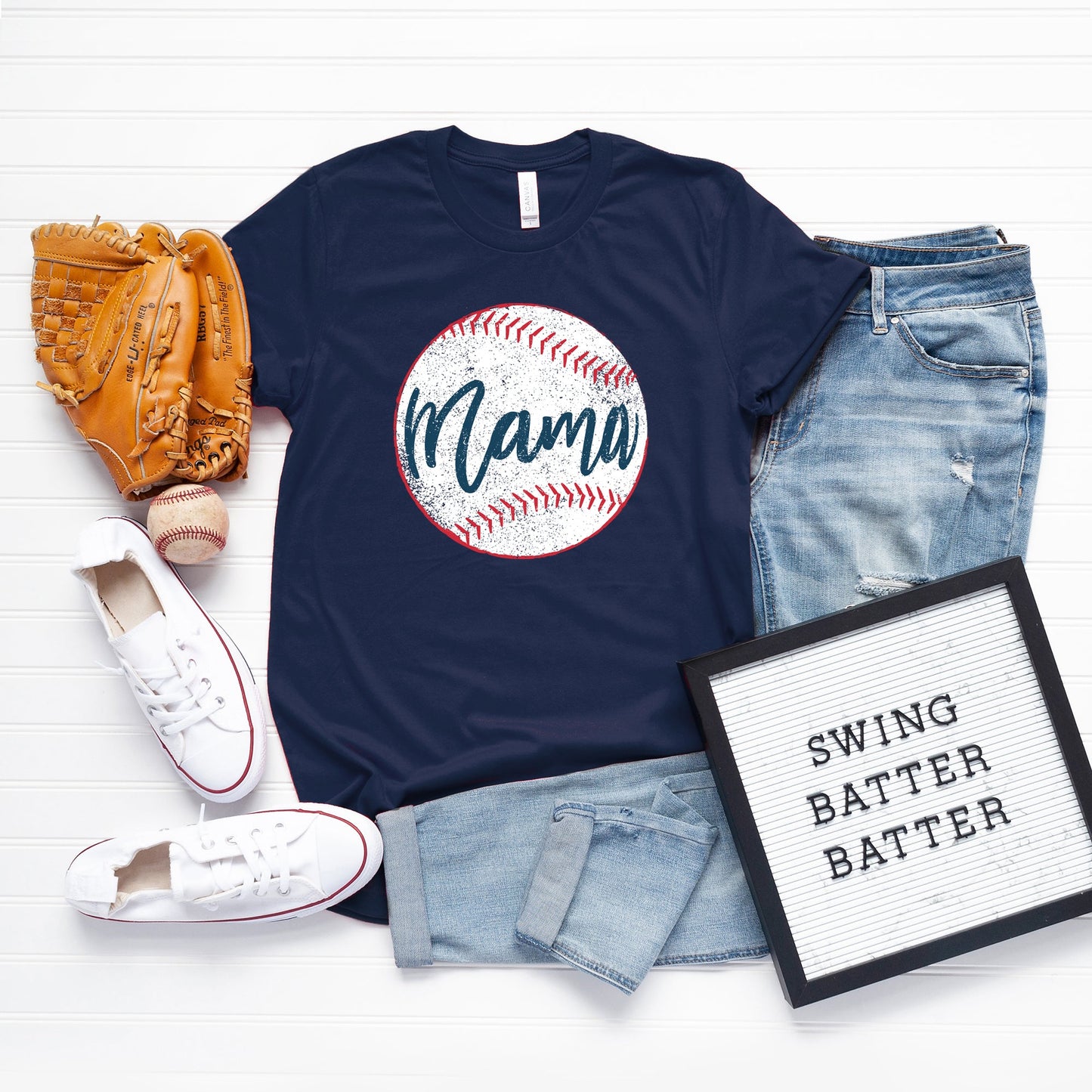 Mama Baseball | Short Sleeve Graphic Tee