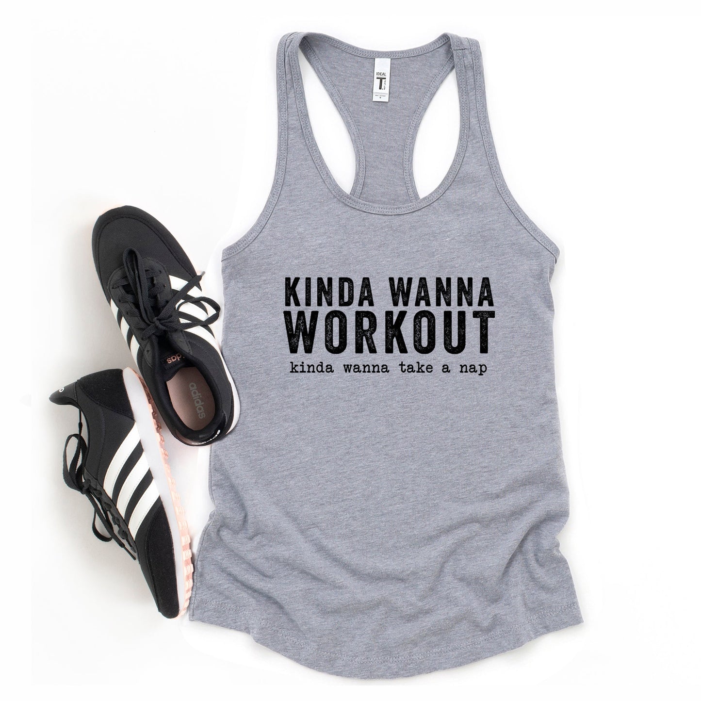 Kinda Wanna Workout Kinda Wanna Take A Nap | Racerback Tank