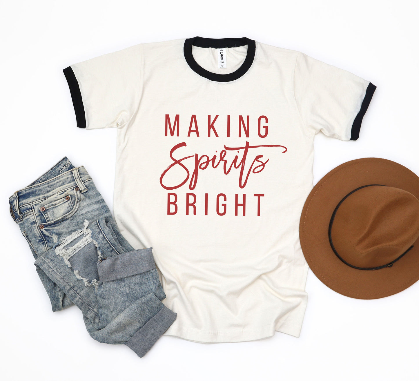 Making Spirits Bright | Ringer Tee