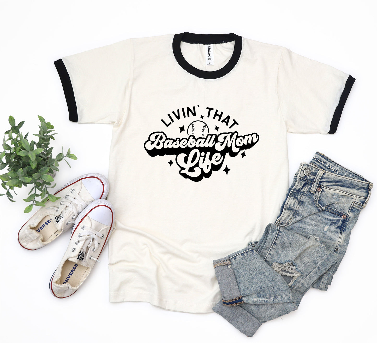 Baseball Mom Life | Ringer Tee