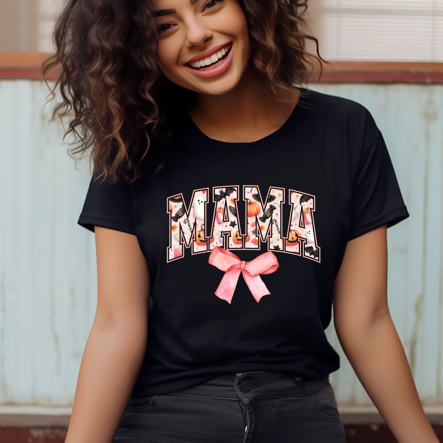 Coquette Halloween Mama | Short Sleeve Graphic Tee