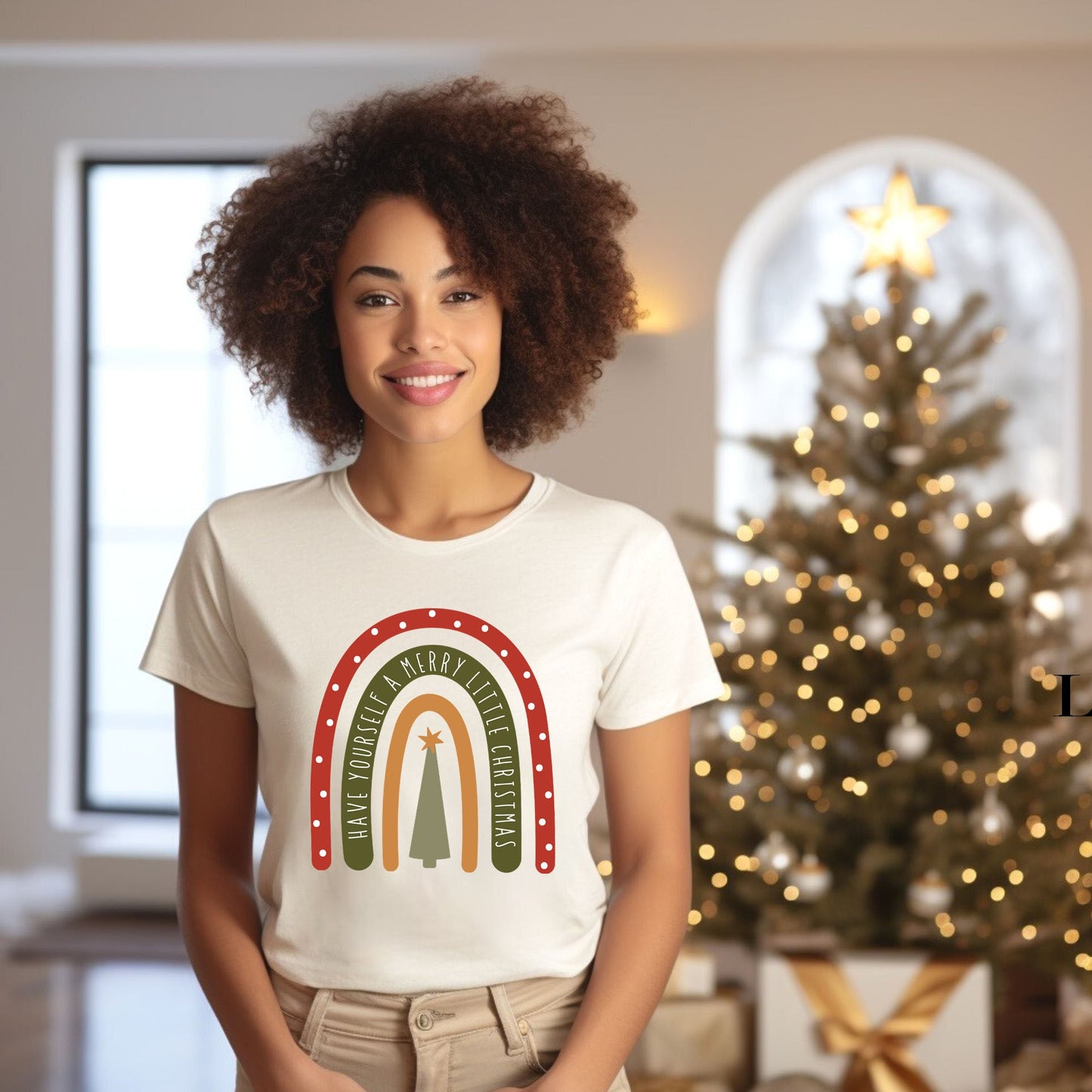 Boho Have Yourself Rainbow | Short Sleeve Crew Neck